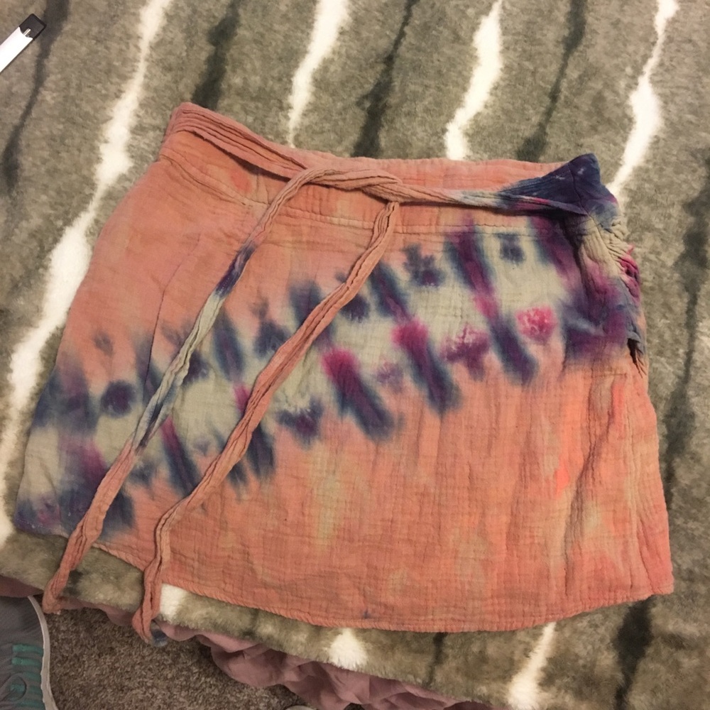 Tie dye skirt by free people